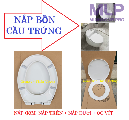 Nắp Bồn Cầu Trứng