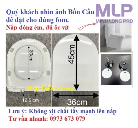 Nắp bồn cầu chữ U