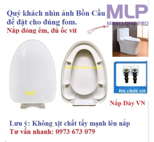 Nắp Bồn Cầu V Mũi Nhọn