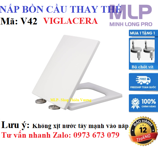Nắp Viglacera V42 Thay Thế Đóng Êm