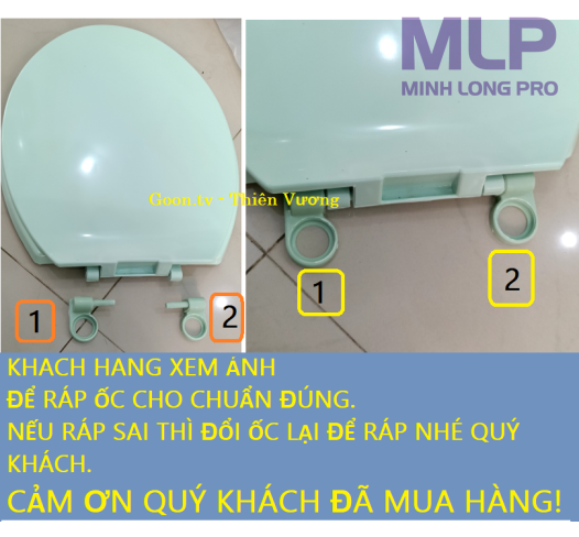 Nắp Bồn Cầu Màu Xanh Biển